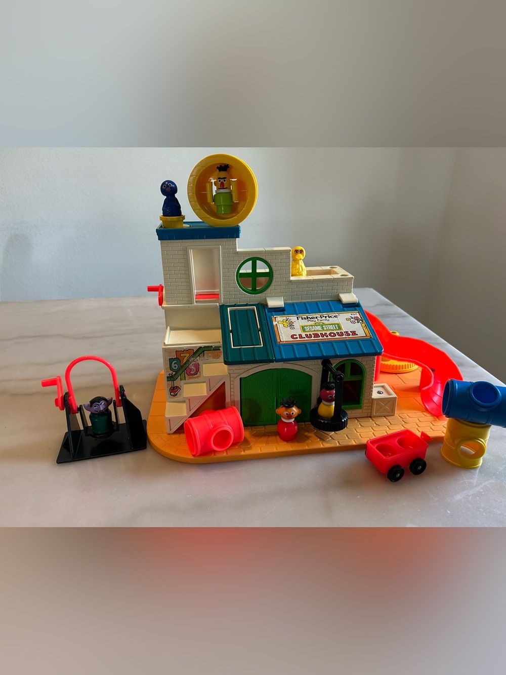 Vintage 1976 Fisher Price Sesame Street Clubhouse 937 Kidcore